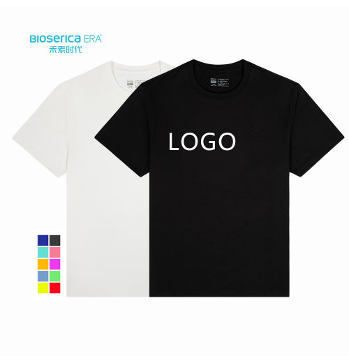 Bioserica Era Custom T-shirt Antibacterial Essential T Shirt Heavy Cotton T-shirts Custom